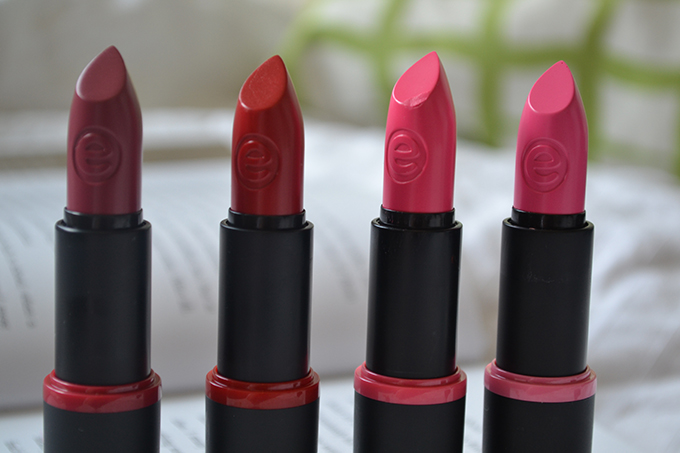 Lipsticks lined up