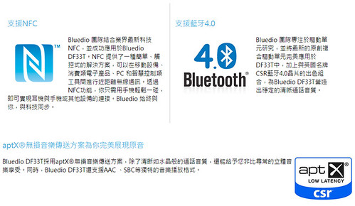 Bluedio DF33T 藍弦藍芽4.0 NFC 耳機