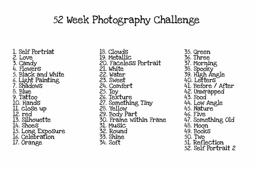 52 Week Challenge by richila9098
