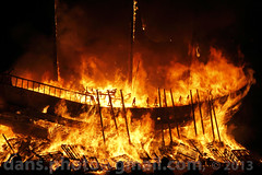 燒王船 burning king's ship