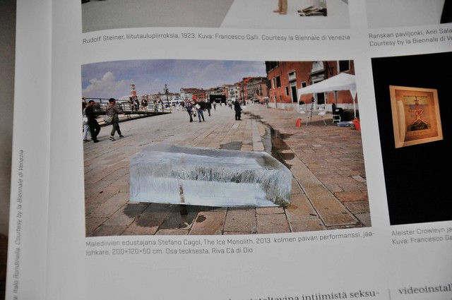 Stefano Cagol .The Ice Monolith. TAIDE magazine