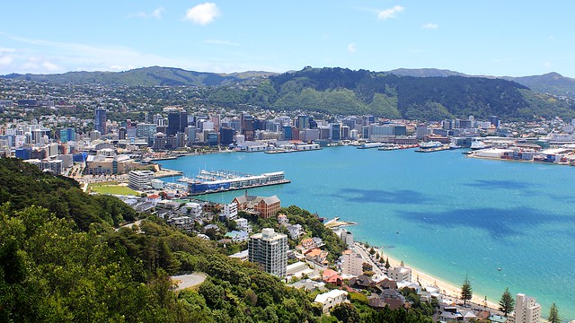 Wellington as seen from Mt Vic