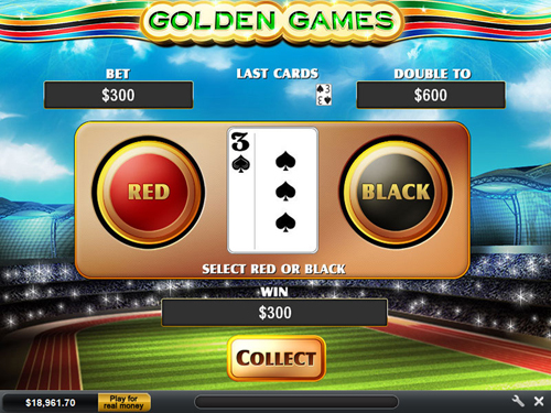free Golden Games gamble feature