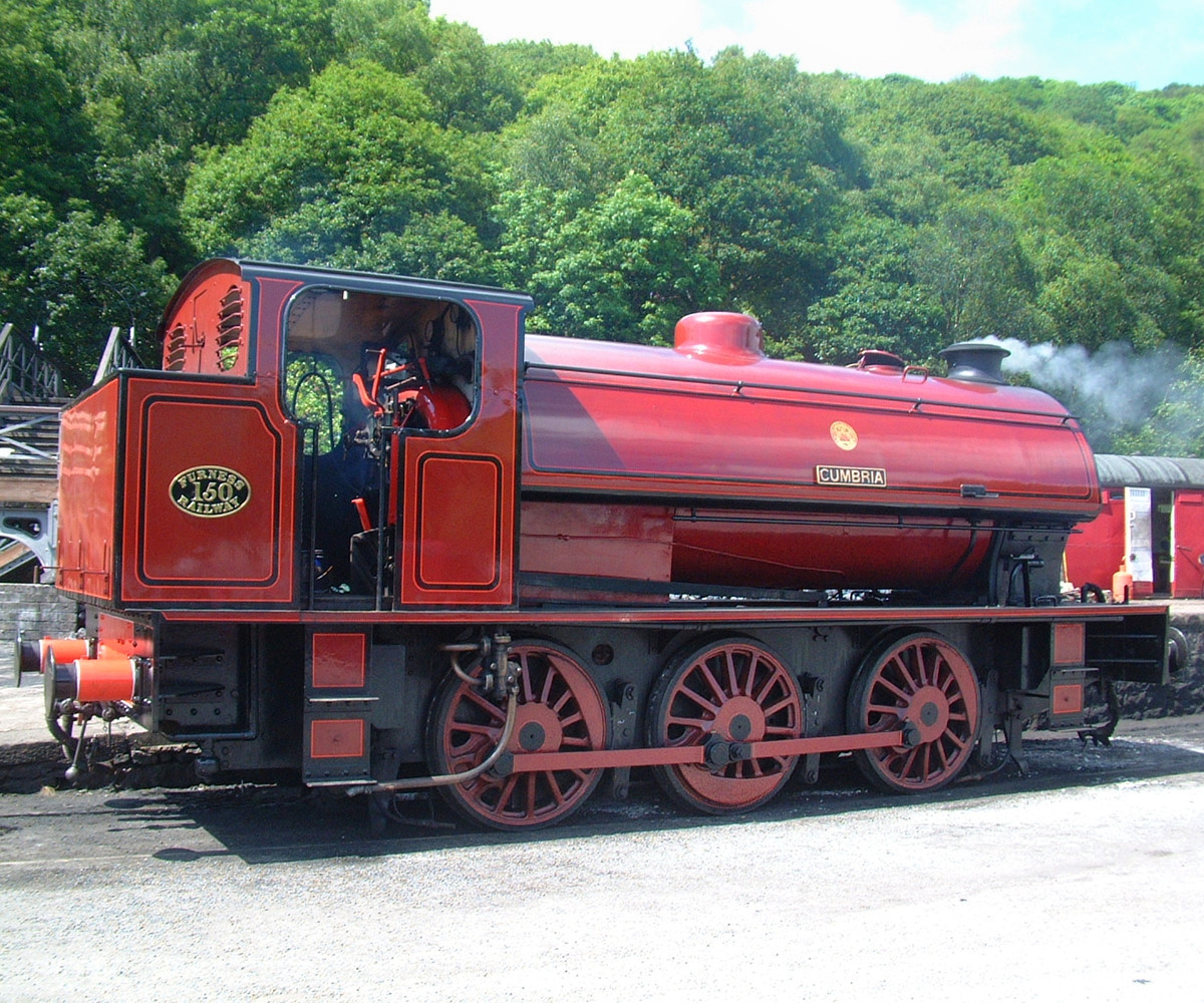 The Lakeside & Haverthwaite Railway Cumbria Steam Engine. Credit mattbuck