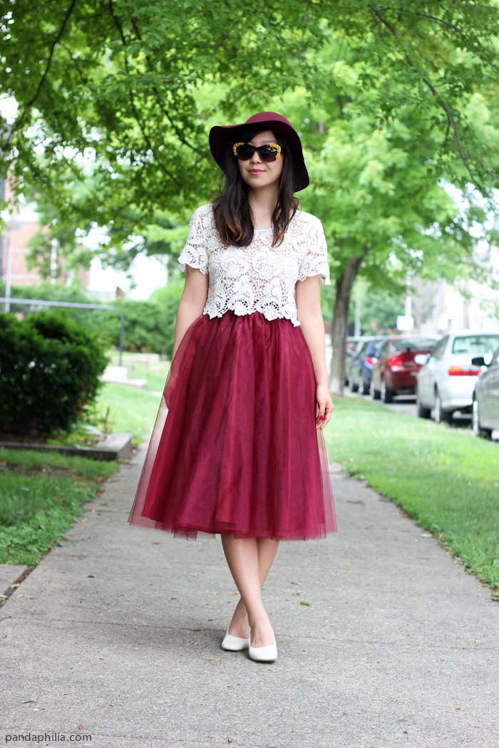 white and red summer outfit