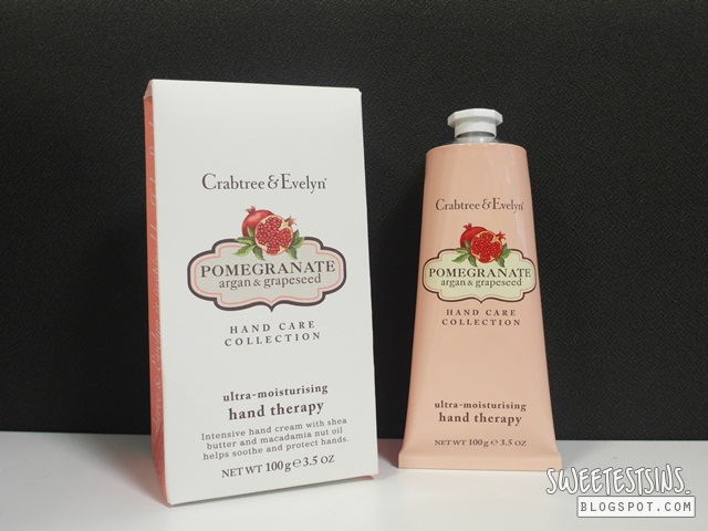 crabtree & evelyn pomegranate argan & grapeseed conditioning hand wash and ultra moisturizing hand therapy review (3)