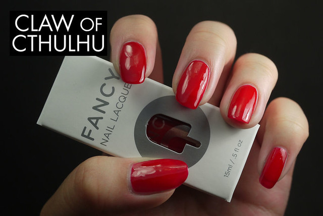 Fancy Nail Lacquer by Rainbow Honey Fancy Red Swatch