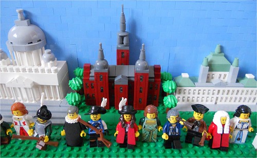History of the World built of LEGO bricks