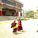 Young monks playing