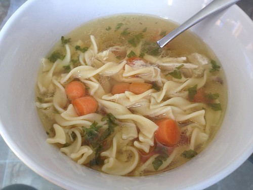 homemade chicken soup by Digital Heather