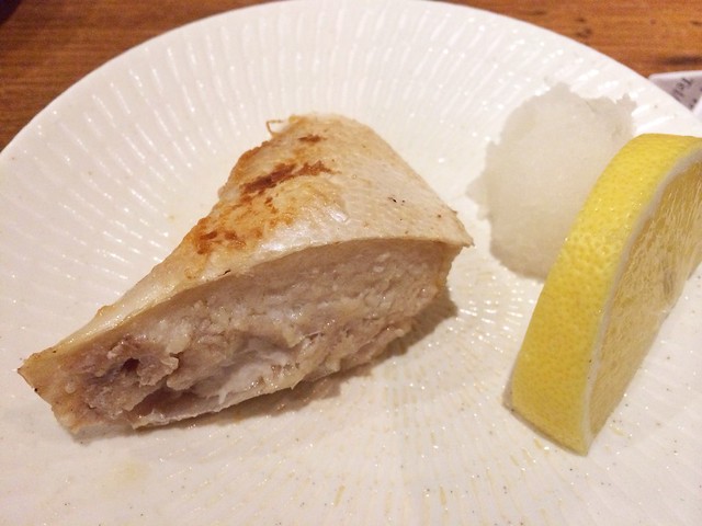 Grilled Yellow Tail Cheek, Omakase @ Teppei
