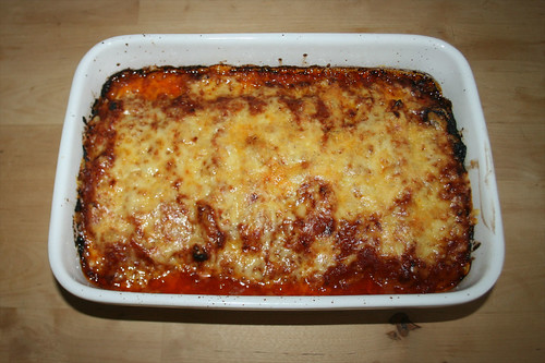 41 - Cannelloni di salsiccia arrosto - Fertig überbacken / Finished baking
