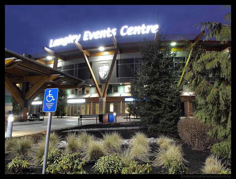 Langley Events Centre Entrance Foliage