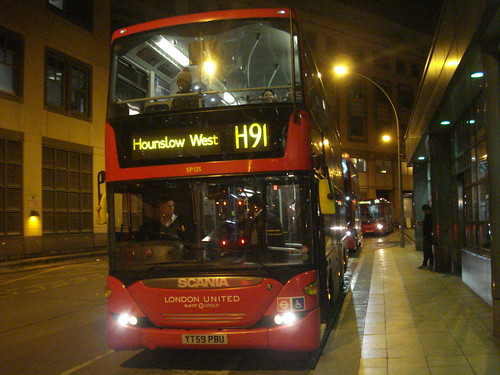 London United SP135 on Route H91, Hammersmith