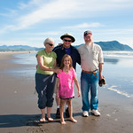Raible Family on the Oregon coast