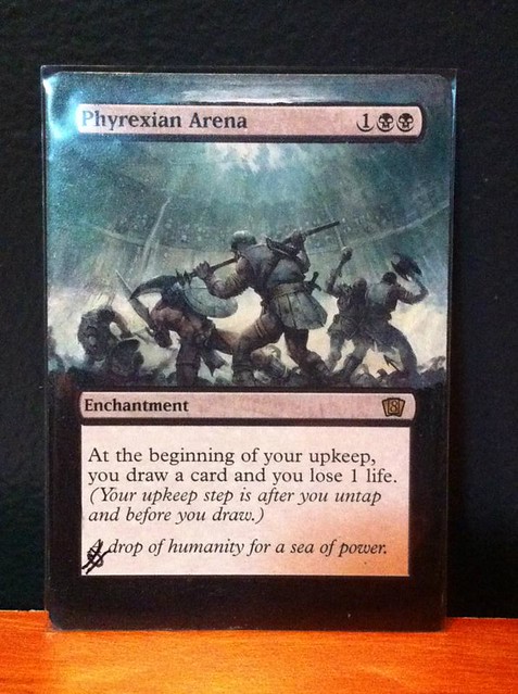 Phyrexian Arena Magic Card Altered Art by Jacob Honor