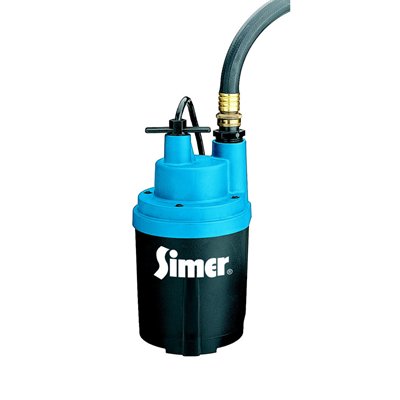 simer submersible utility pump