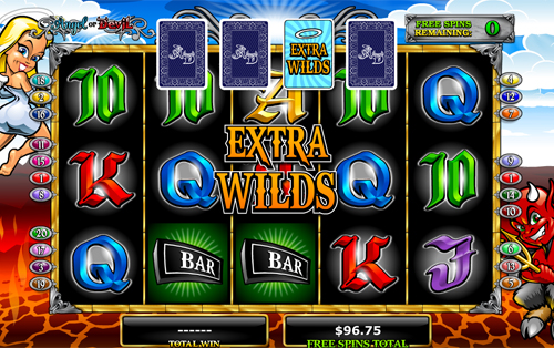 free Angel or Devil free spins angel extra wilds