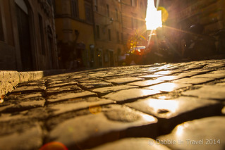 Cobblestone Streets in Rome