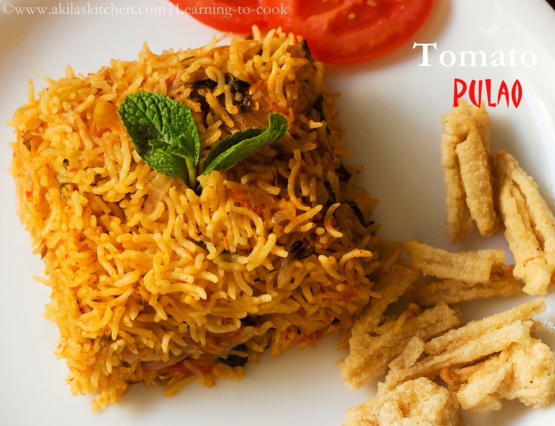 How to make spicy tomato pulao