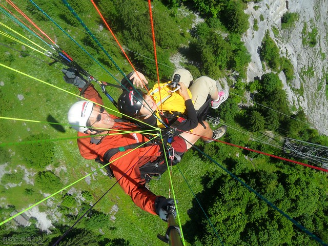 Paragliding in Murren