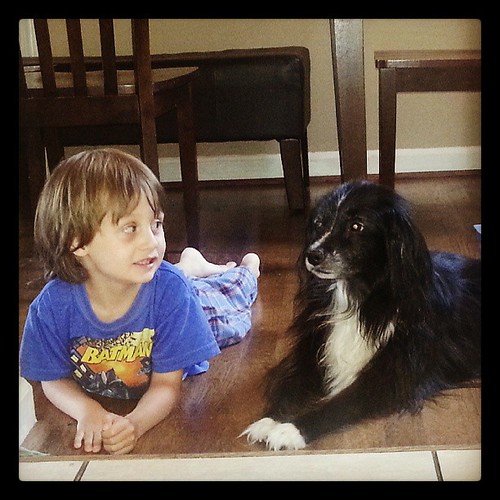 A boy and his dog :)
