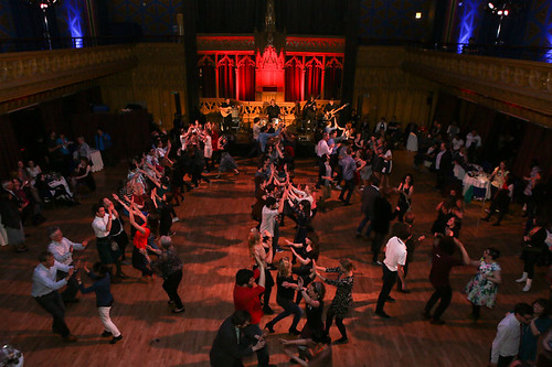 Guests letting loose on the dancefloor at the 2013 EIFF Ceilidh