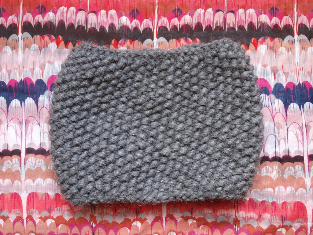 KNIT THIS SNOOD; GET WARM AND FUZZY