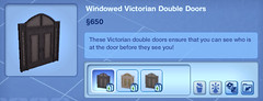 Windowed Victorian Double Doors