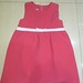 M14: Váy hồng nơ trắng chất vải len