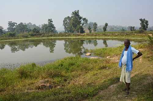 This pond is one of the 41 water sources at Amatikra with high Fluoride concentration.
