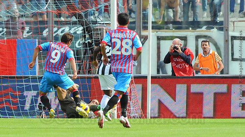 28 ottobre 2012: Il regolarissimo gol di Bergessio incredibilmente annullato dall'arbitro Gervasoni