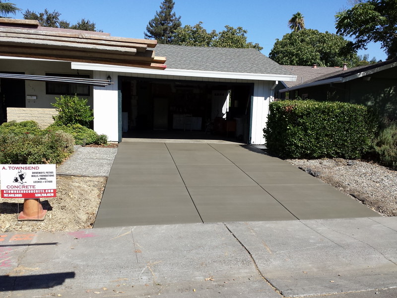 Driveway Removed & Replaced In Davis