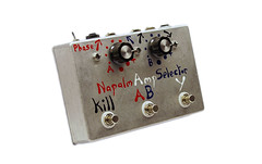 Napalm Amp Selecta - Active Amp Selector (Footswitches: A/B, Y, Kill. Switches: Phase. Volume Controls A, B.)