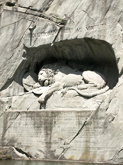 Lion Monument, Lucern, Switzerland