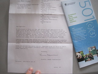 Picture of our letter