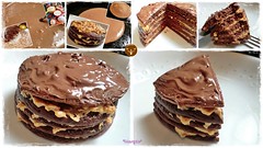 chocolate pancake cake (=^ω^=) ❤