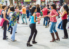 Bailando en la calle