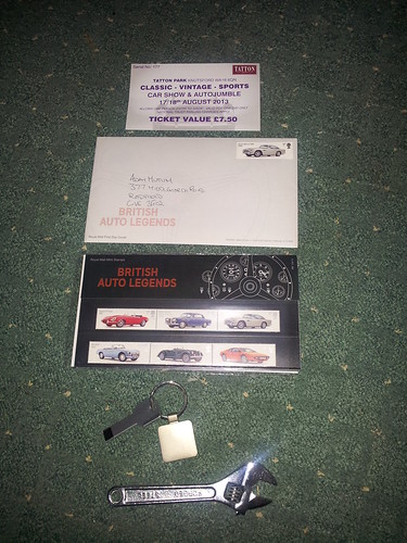  Check out what the postman dropped off yesterday British Auto Legends postage stamp campaign