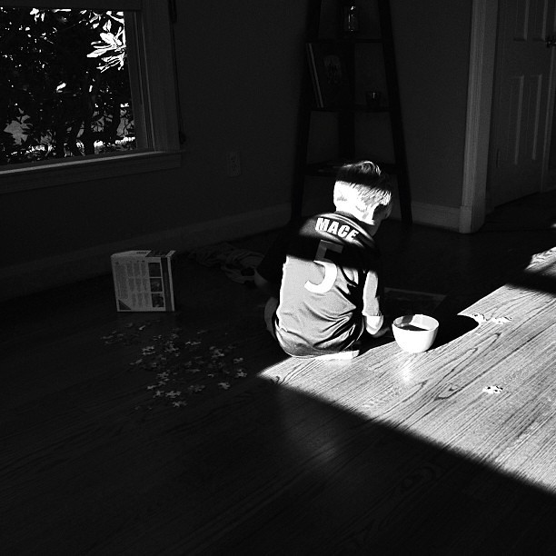 Afternoon #shadows and the puzzle man...#1000gifts