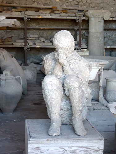 Crouching Pompeii Victim