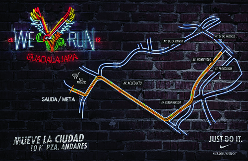Ruta We Run Guadalajara 2013
