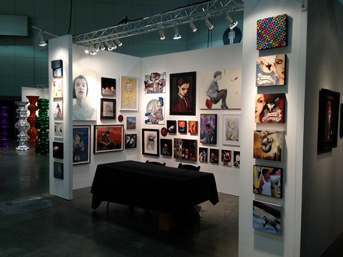 Thinkspace at the LA Art Show - booth 1226 in the 'Littletopia' section of the fair by thinkspace_gallery