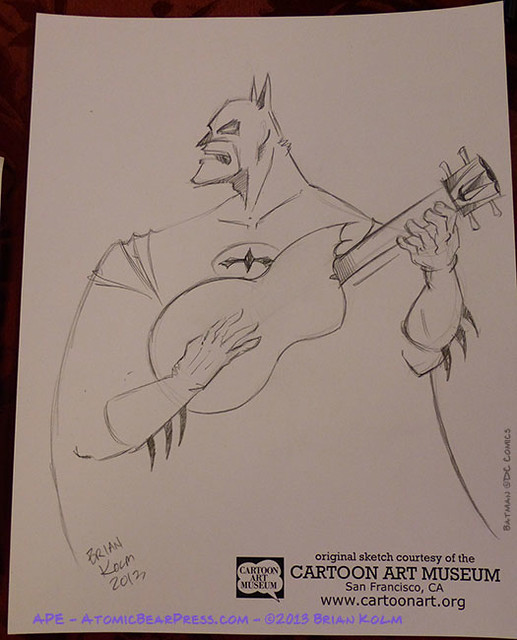 APE drawing - Rockn' Batman