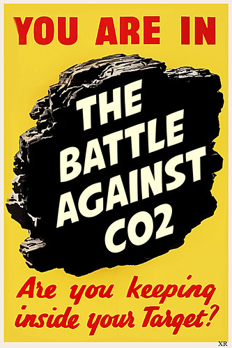 You are in the battle against co2 - the poster by Teacher Dude's BBQ