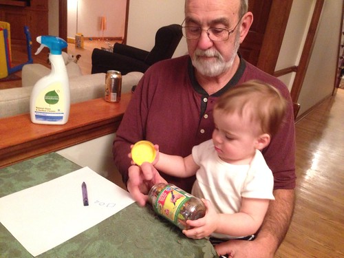 Grandpa and Elliott Coloring