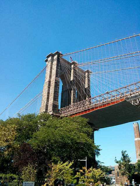 Brooklyn Bridge From Below | New York City, USA