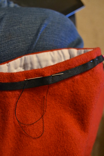 Pants Pocket, Red Men's Outfit, from 1560's Italy, based heavily on Moroni portraits on MorganDonner.com
