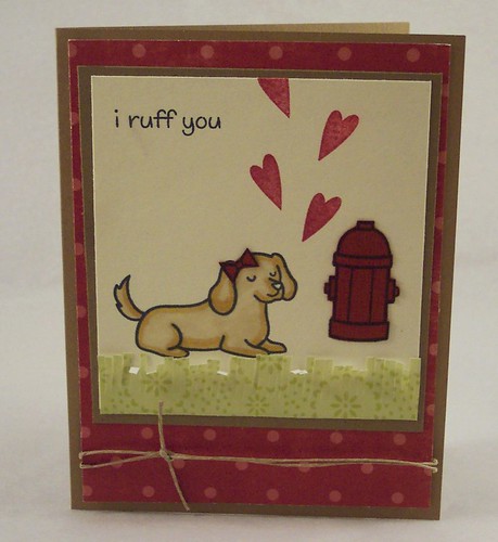 Doggie Valentine Card