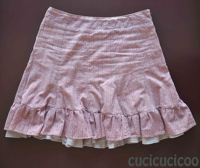 Pink Skirt + Ruffle